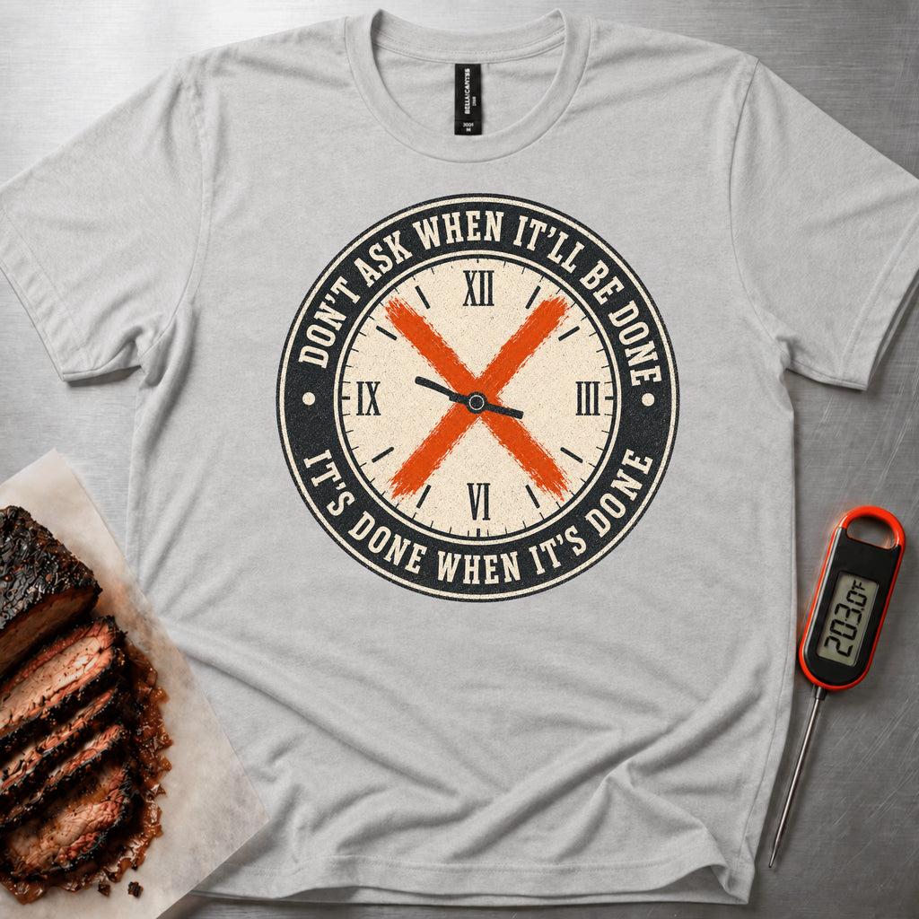 Don't Ask Clock — Athletic Heather