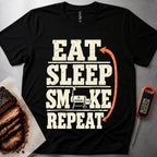 Eat Sleep Smoke t-shirt – Black