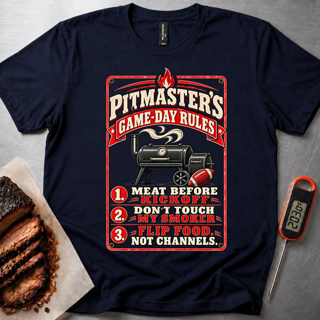 Game Day Rules t-shirt – Navy