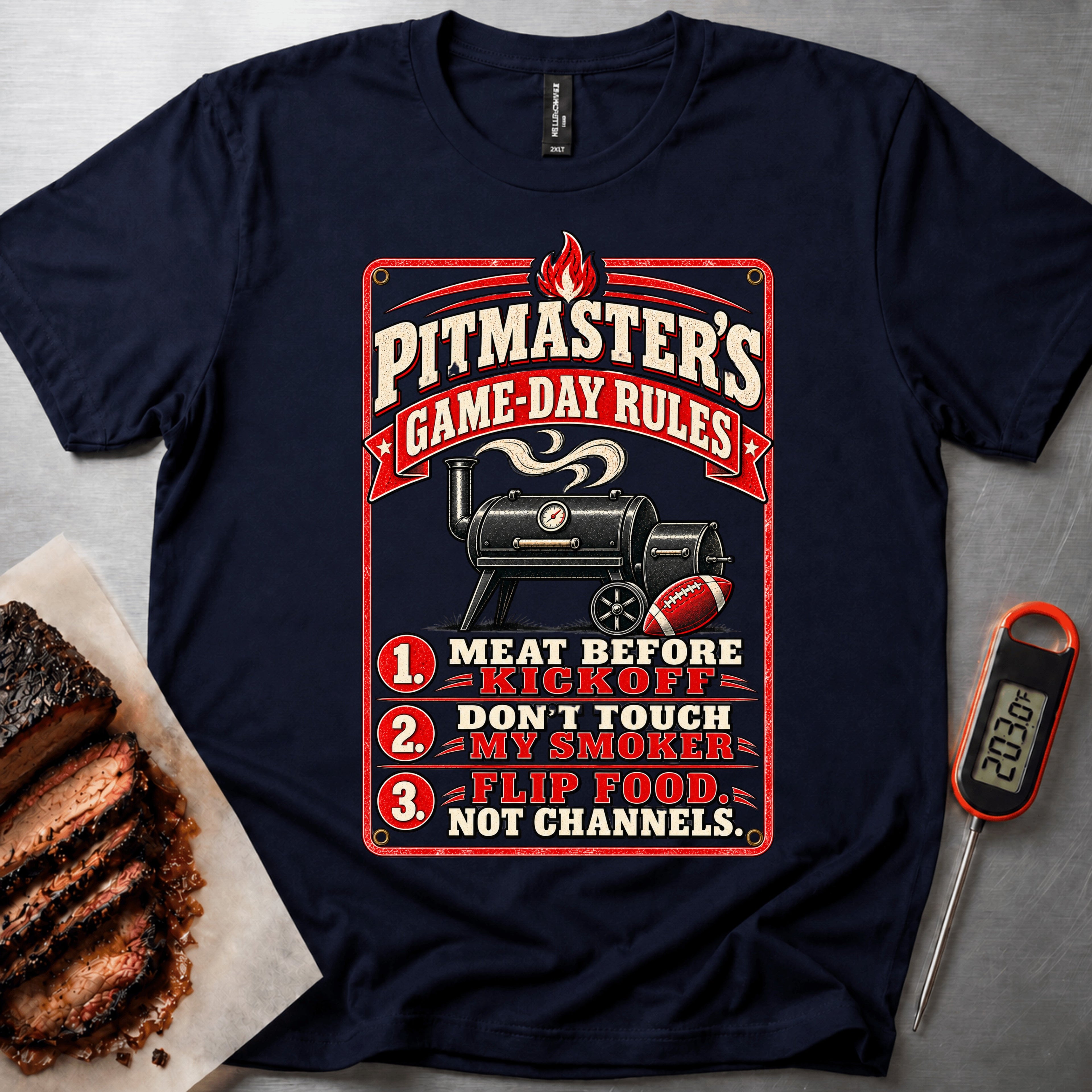 Game Day Rules t-shirt – Navy
