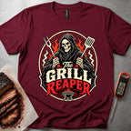 Grill Reaper t-shirt – Maroon