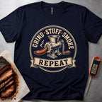 Grind Stuff Smoke t-shirt – Navy