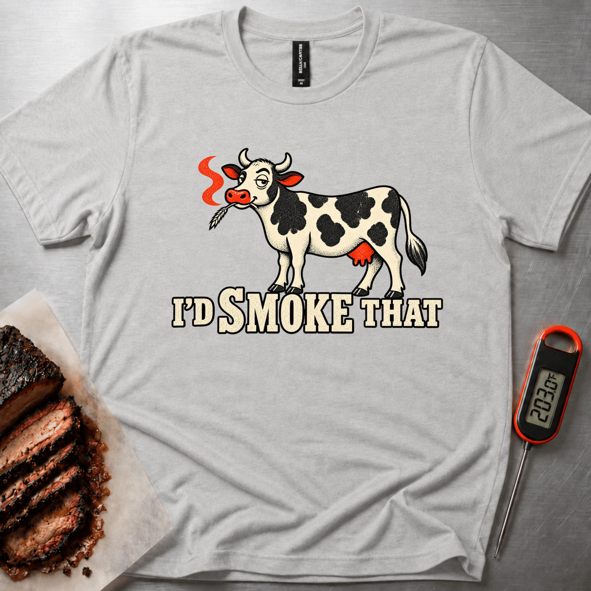I'd Smoke That t-shirt – Athletic Heather