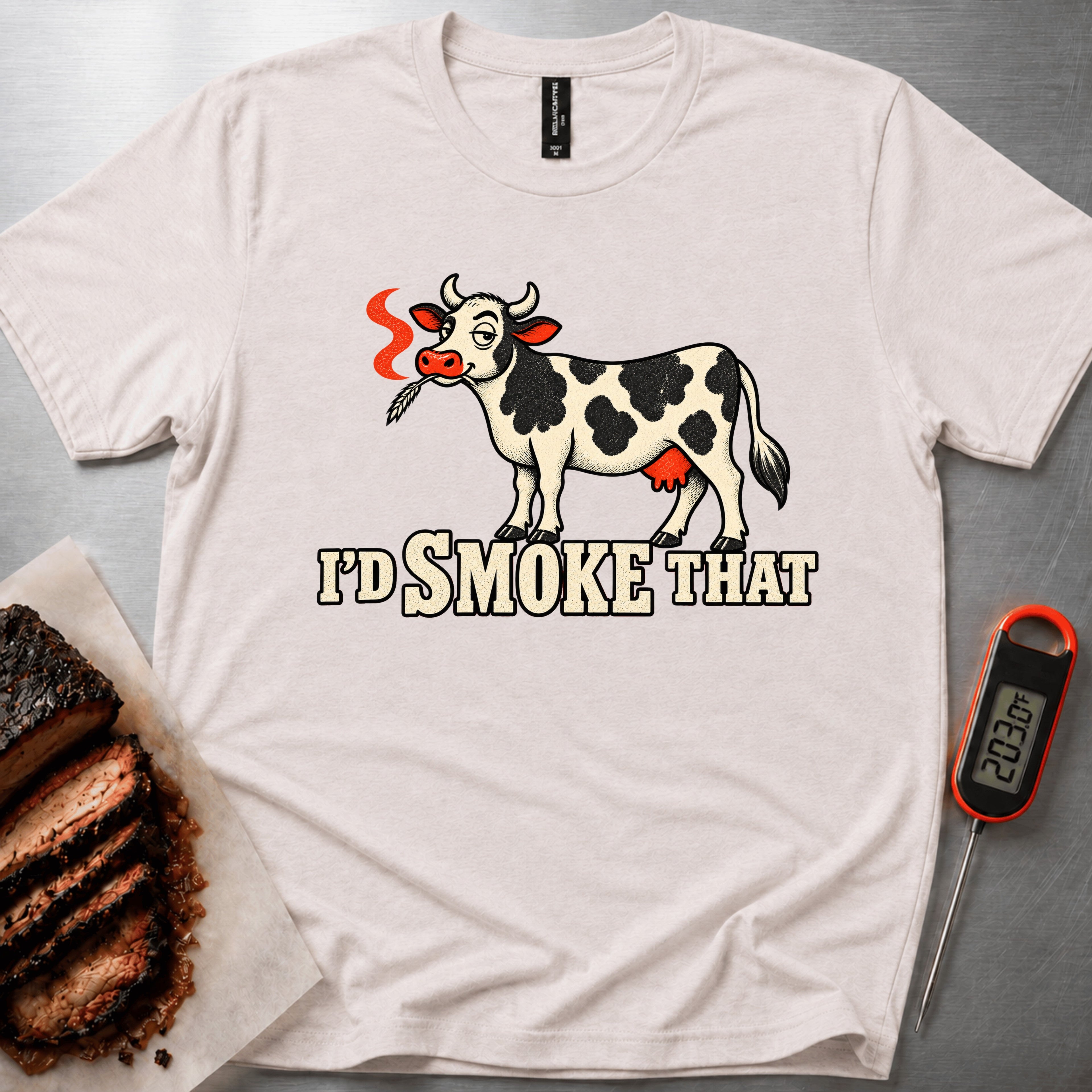 I'd Smoke That t-shirt – Heather Dust