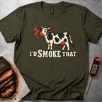 I'd Smoke That t-shirt – Military Green