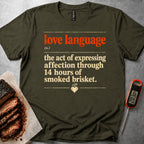 Love Language t-shirt — Military Green
