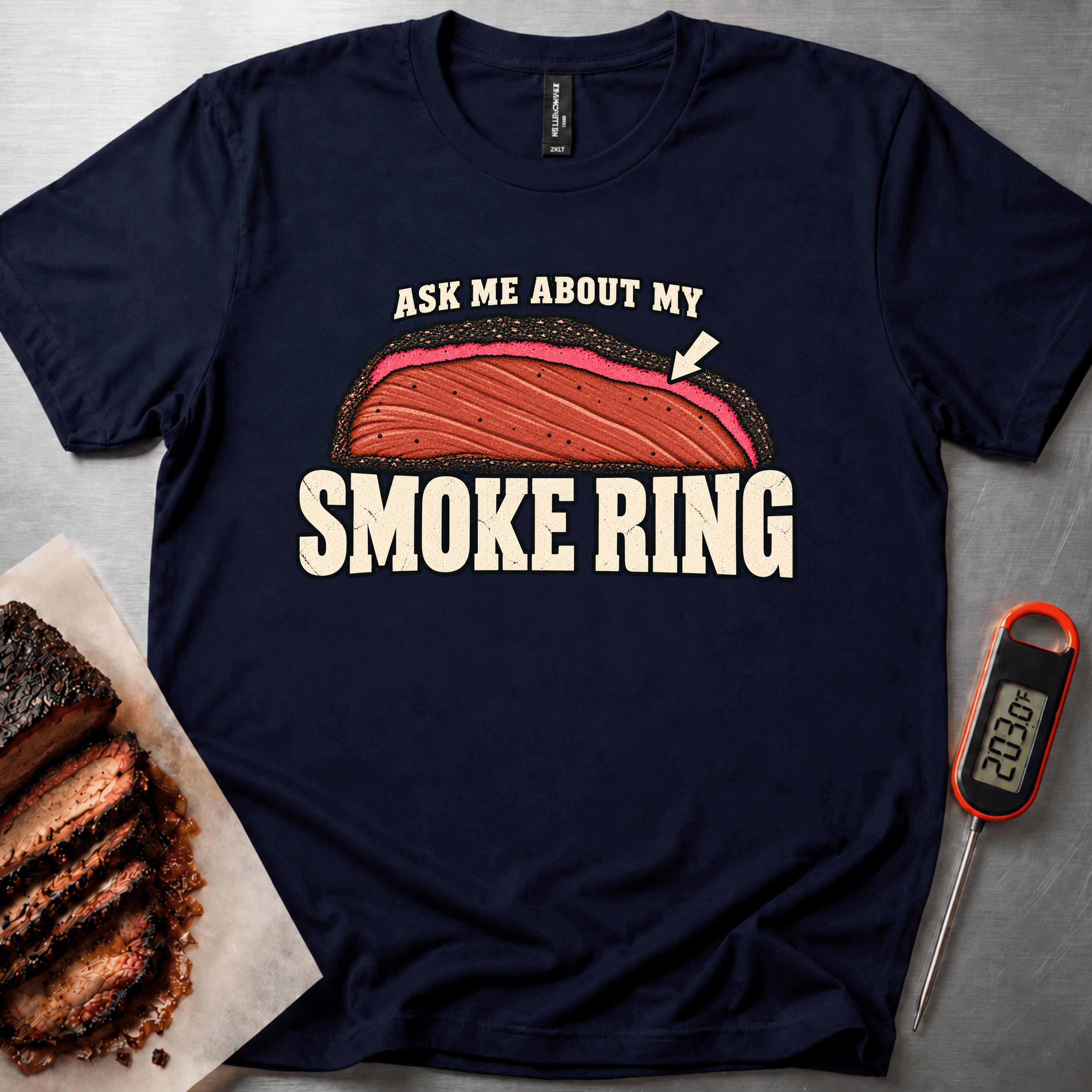 My Smoke Ring t-shirt – Navy