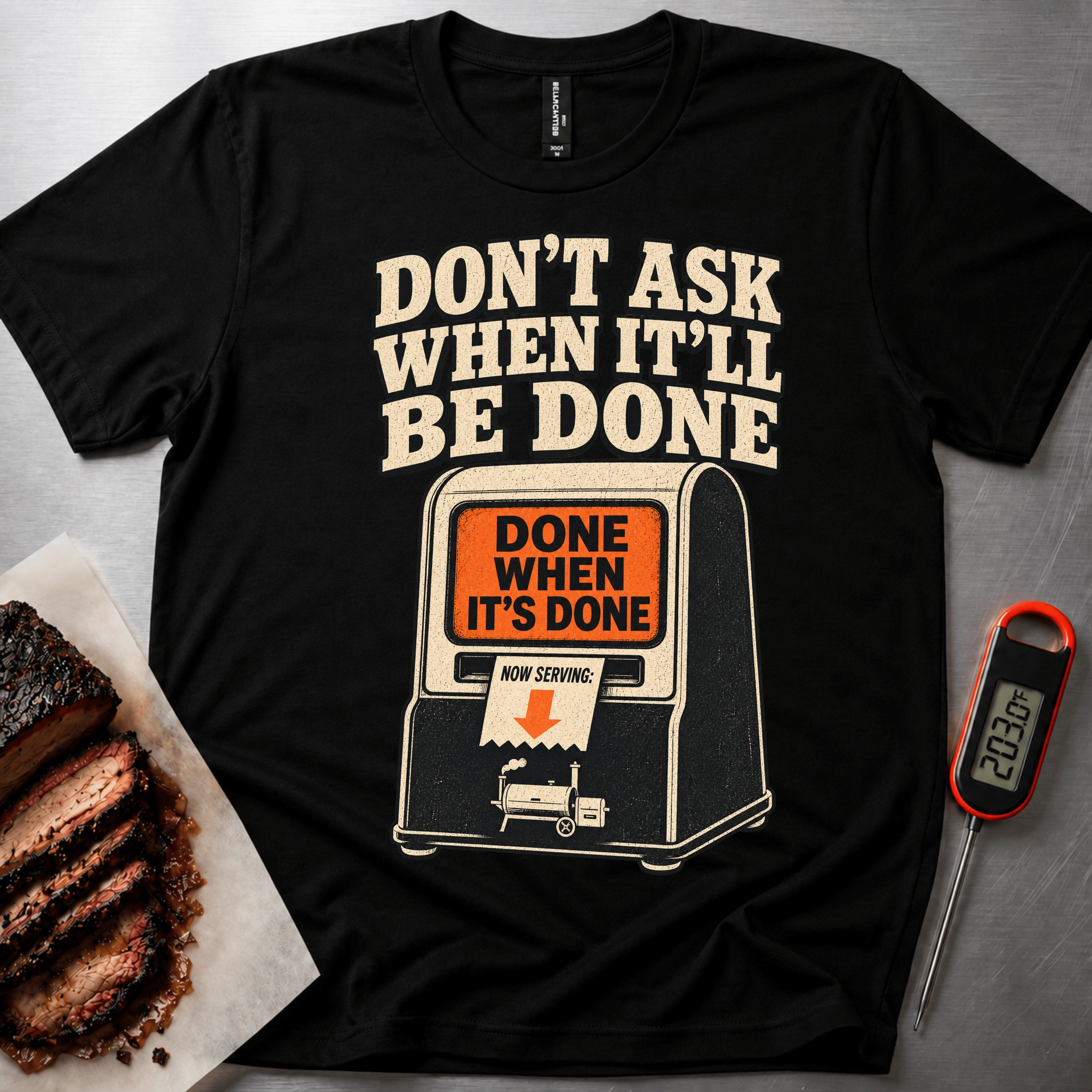 Now Serving t-shirt — Black