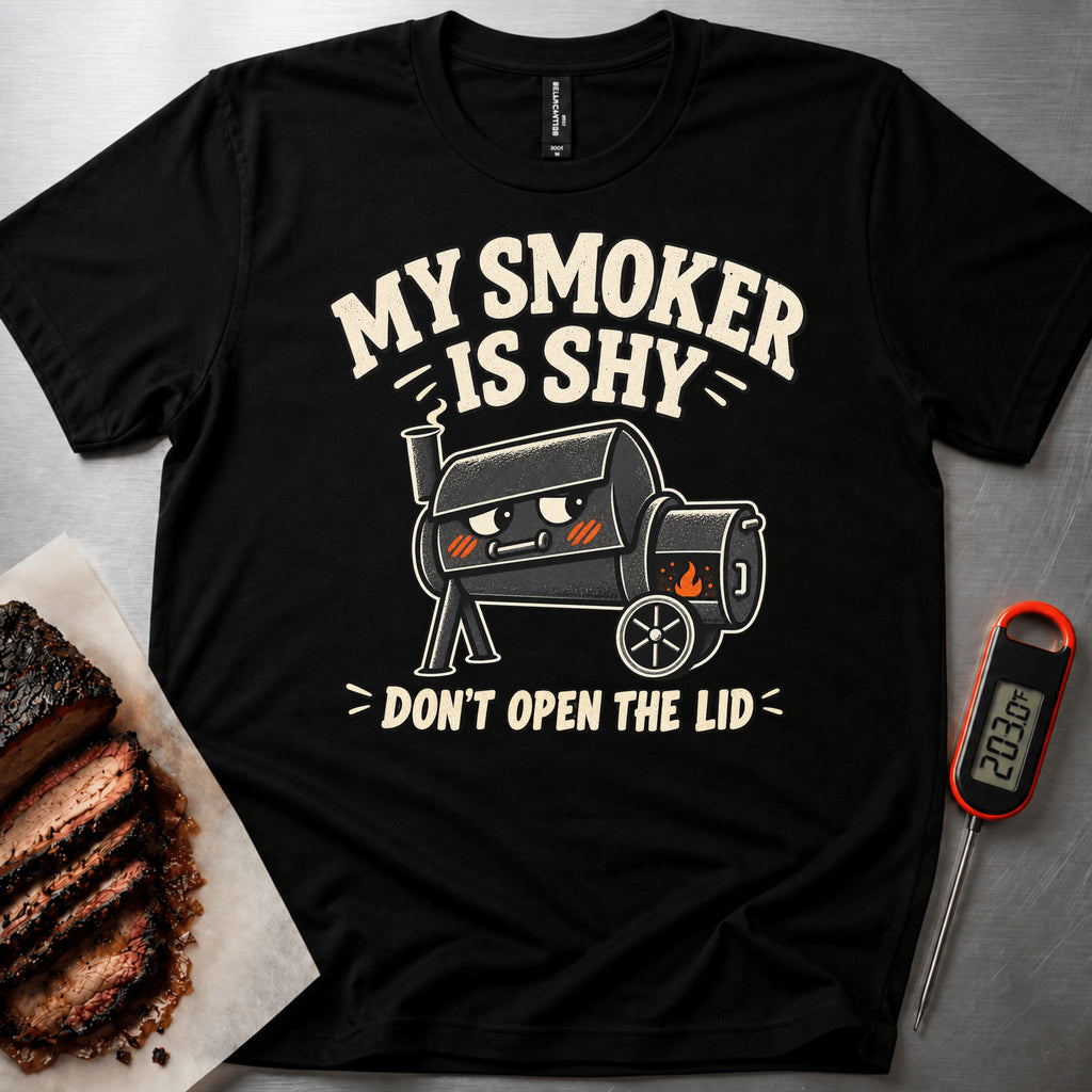 Shy Smoker t-shirt — Black