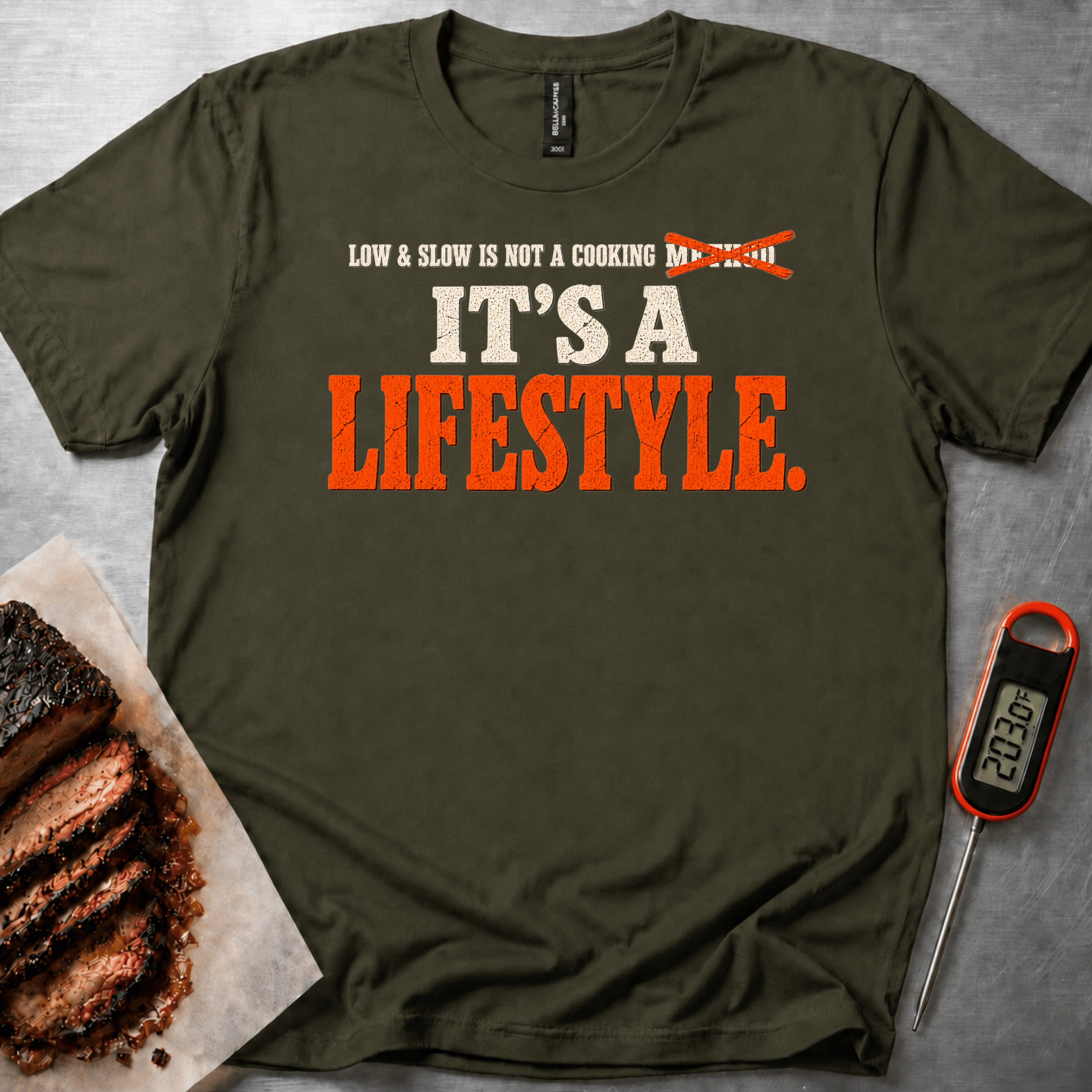 Slow Lifestyle t-shirt — Military Green