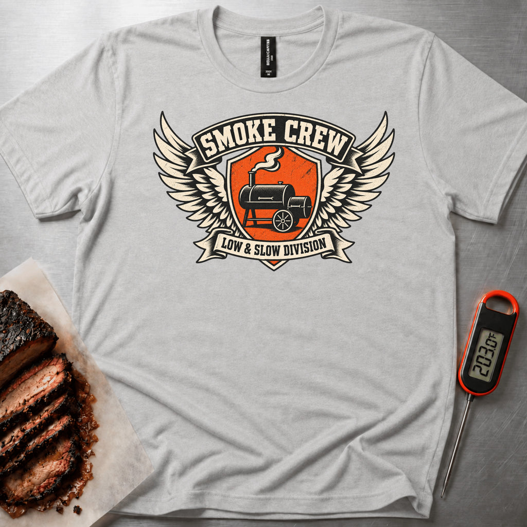 Smoke Crew t-shirt — Athletic Heather