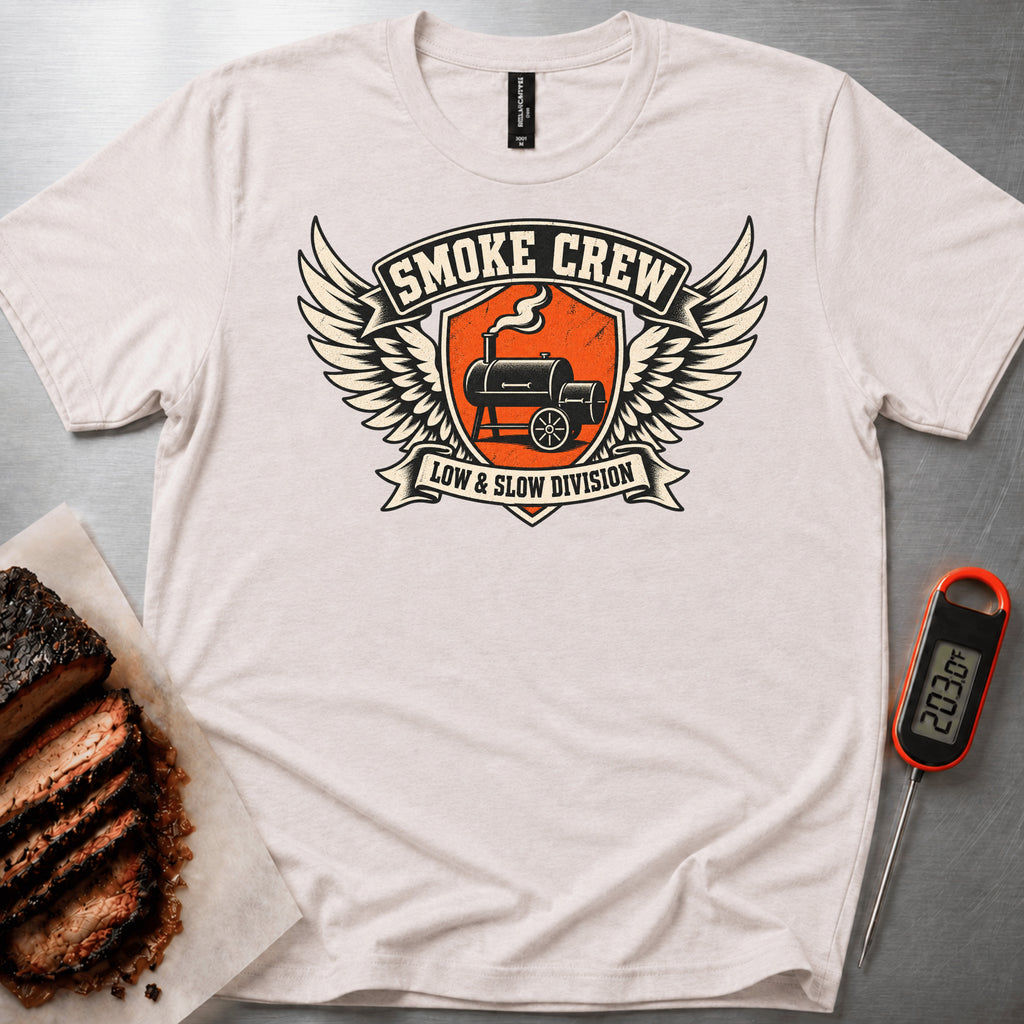 Smoke Crew t-shirt — Heather Dust