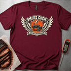 Smoke Crew t-shirt — Maroon