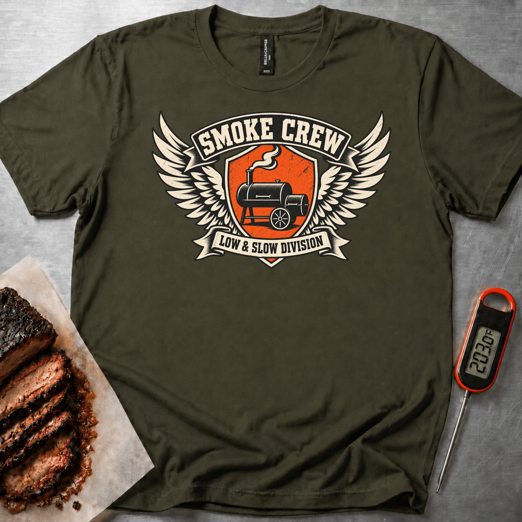 Smoke Crew t-shirt — Military Green