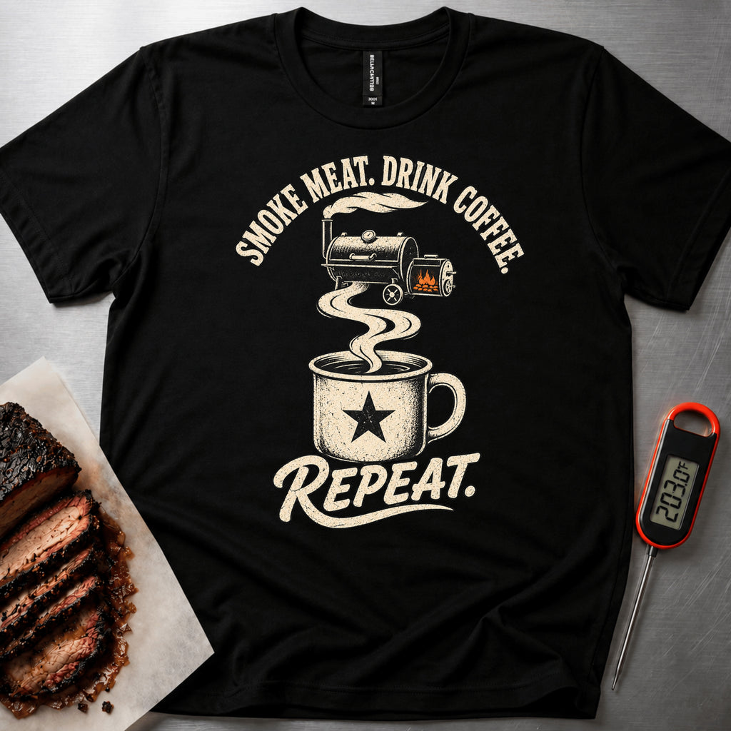 Smoke Drink Repeat t-shirt — Black
