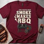 Smoke Makes t-shirt – Maroon
