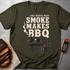 Smoke Makes t-shirt – Military Green