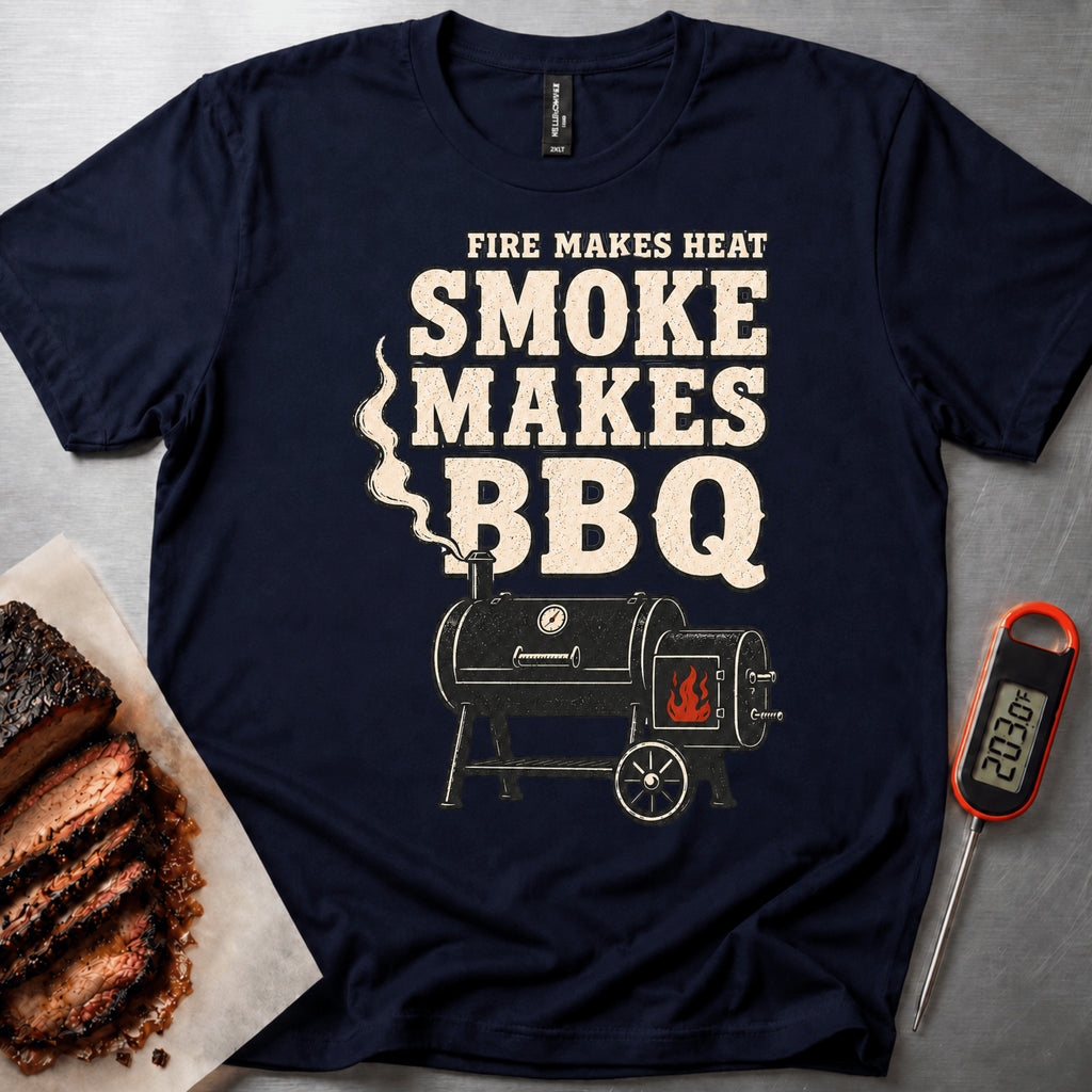 Smoke Makes t-shirt – Navy
