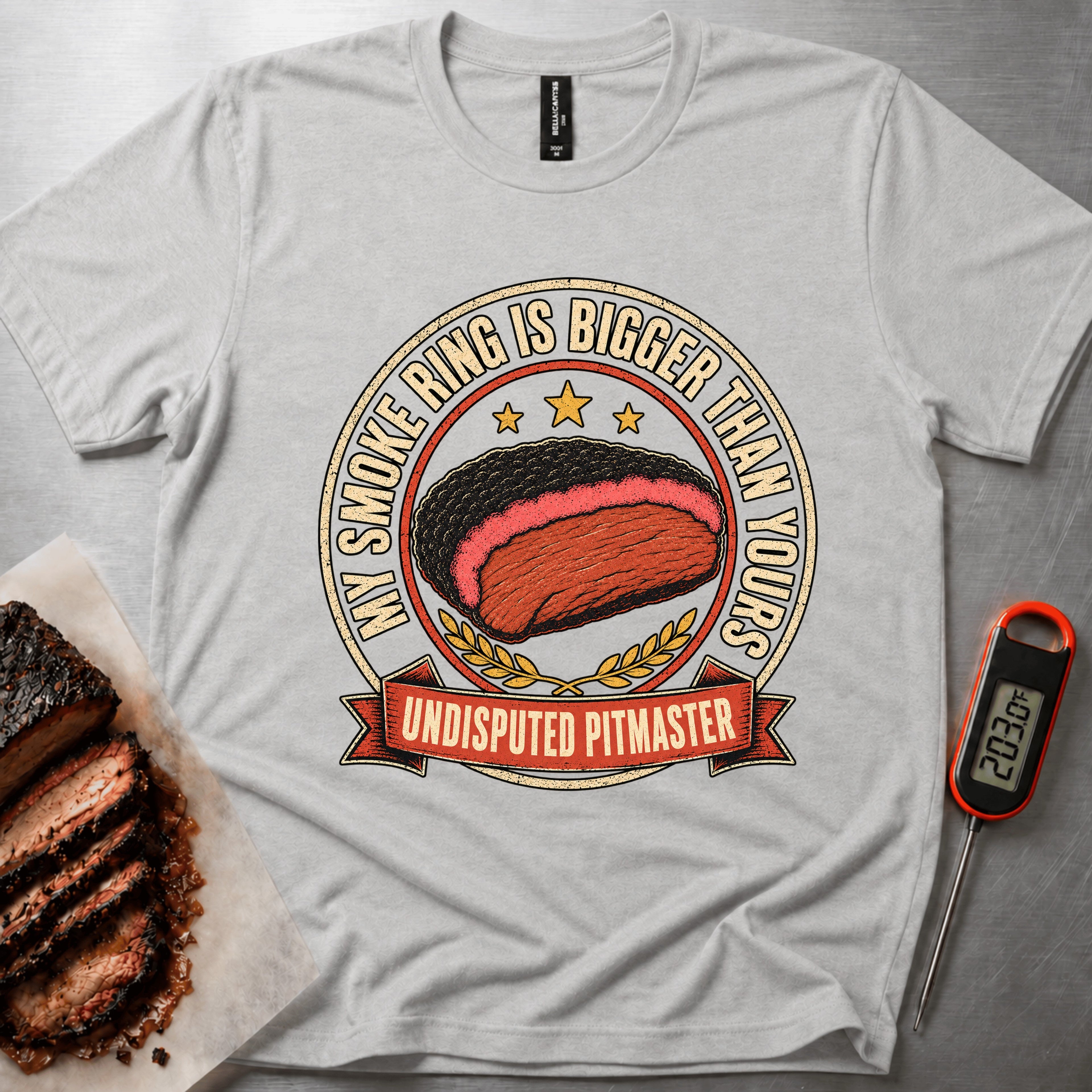 Smoke Ring Bigger t-shirt – Athletic Heather