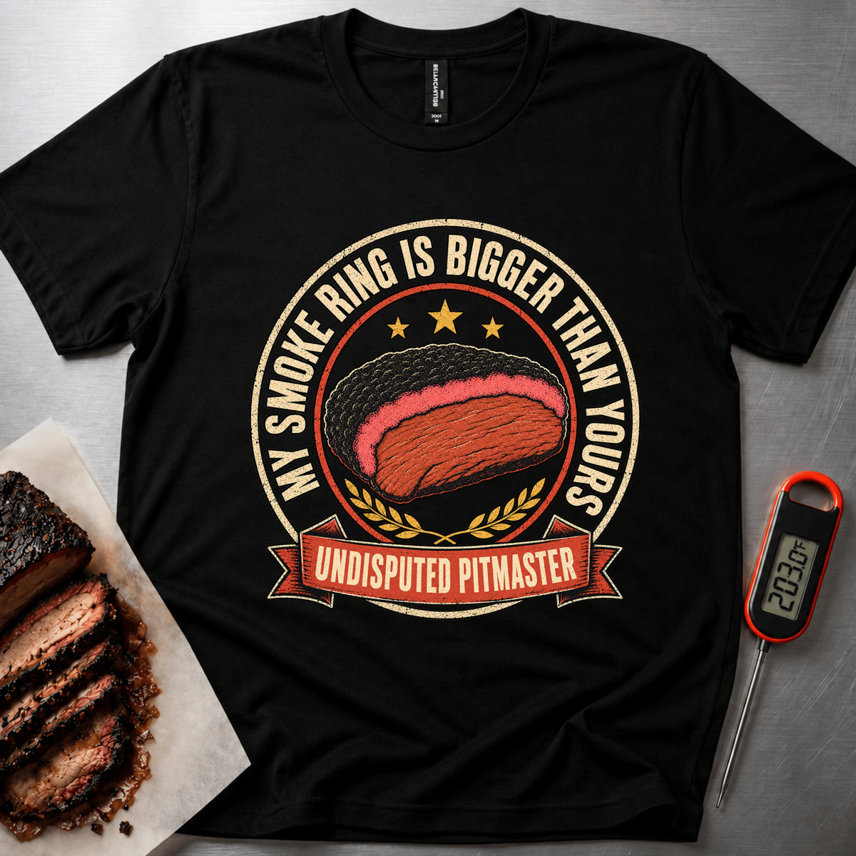 Smoke Ring Bigger t-shirt – Black