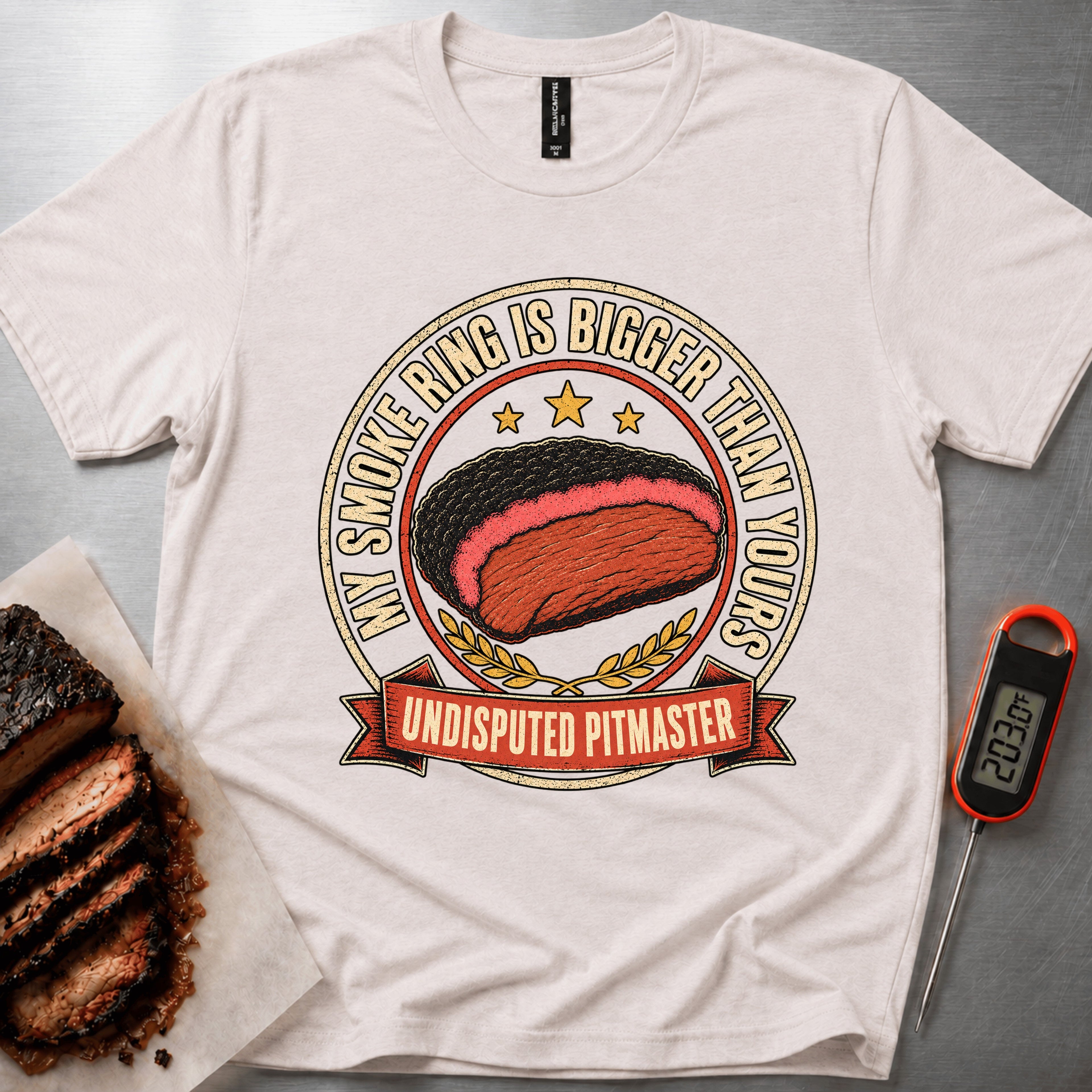 Smoke Ring Bigger t-shirt – Heather Dust