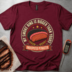 Smoke Ring Bigger t-shirt – Maroon