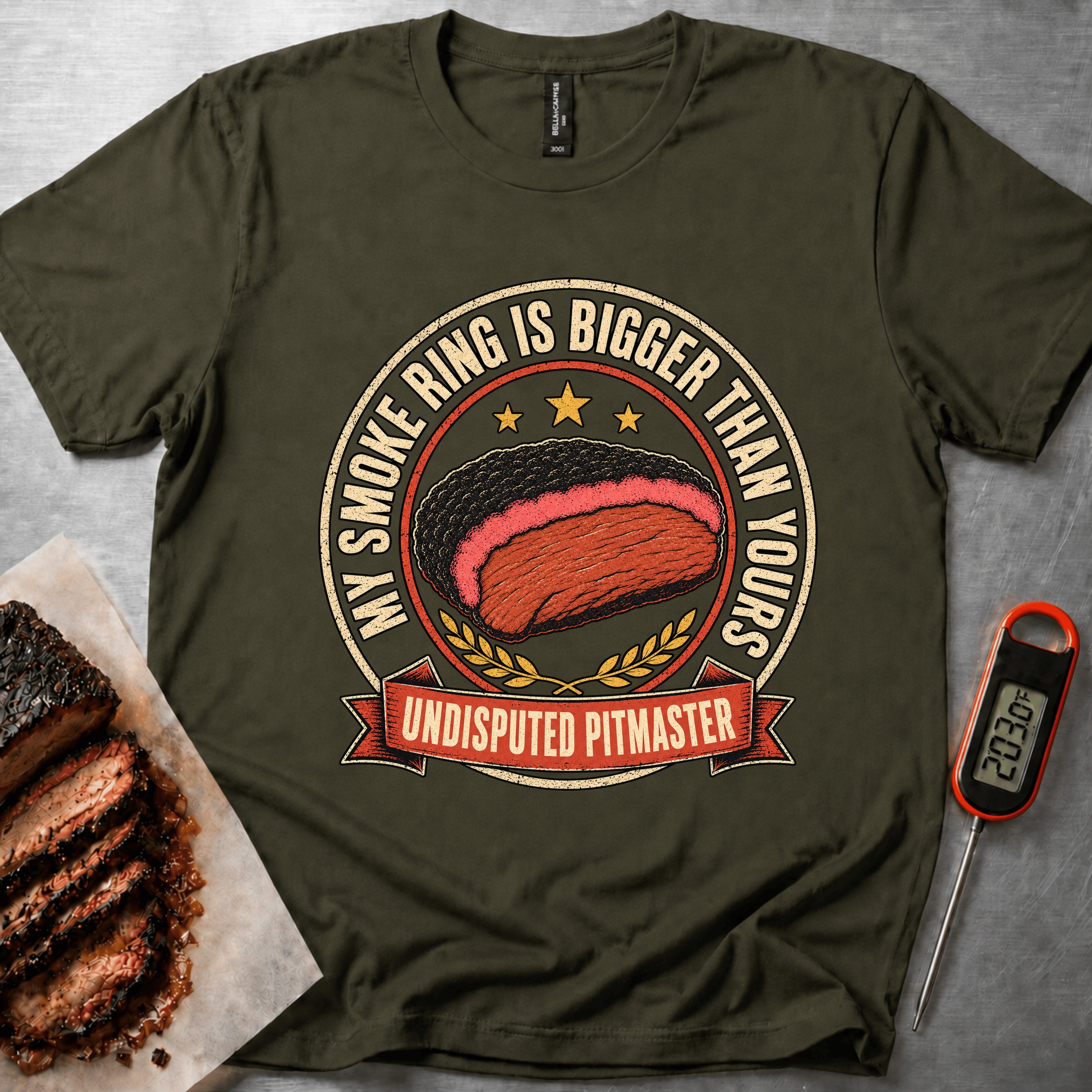 Smoke Ring Bigger t-shirt – Military Green