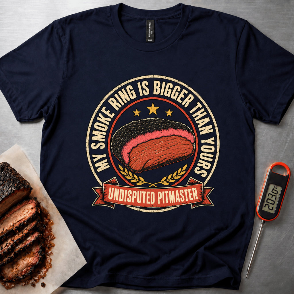 Smoke Ring Bigger t-shirt – Navy