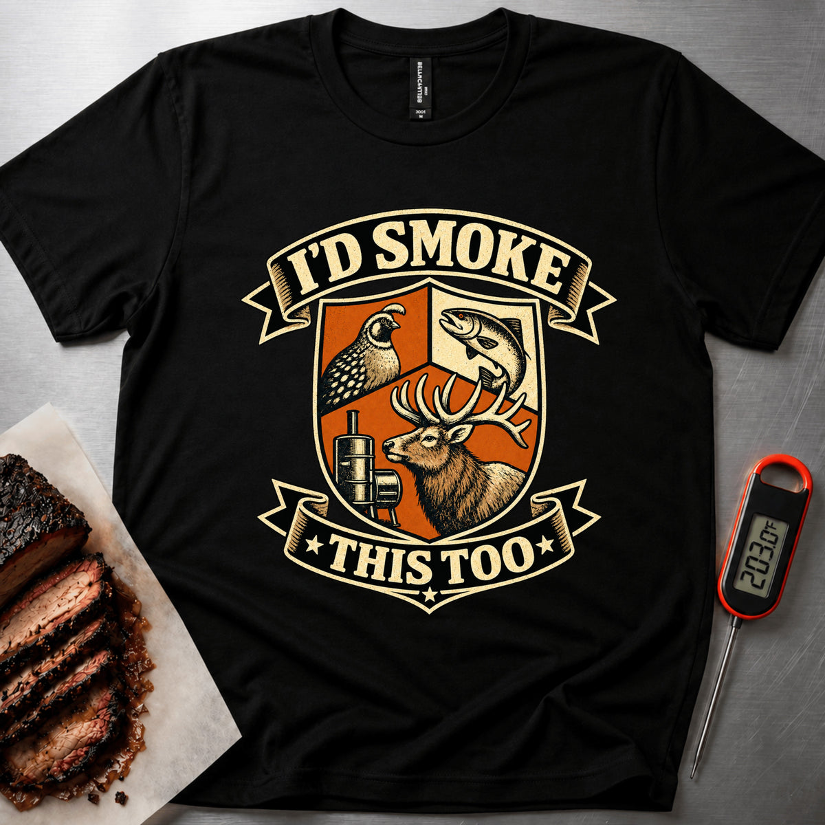 Smoke This Too t-shirt – Black