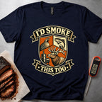 Smoke This Too t-shirt – Navy
