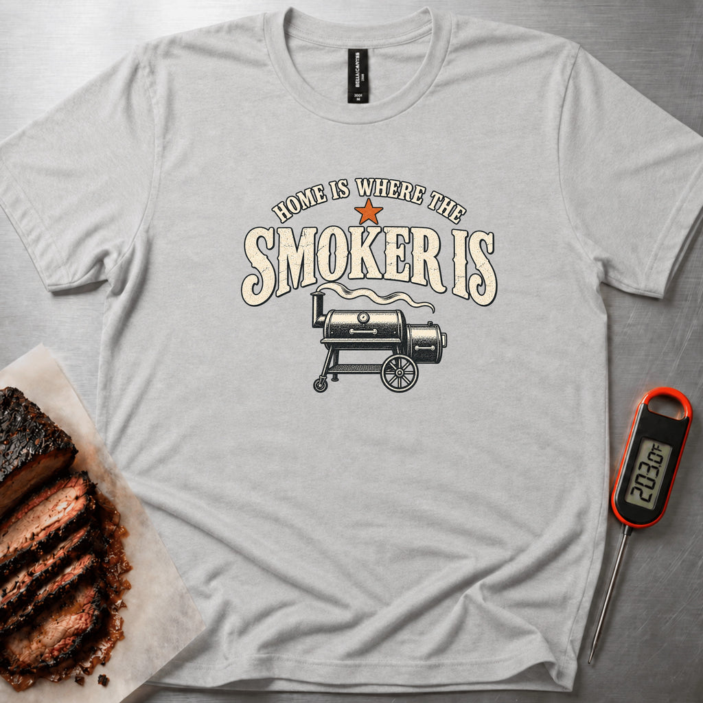 Smoker Home t-shirt – Athletic Heather