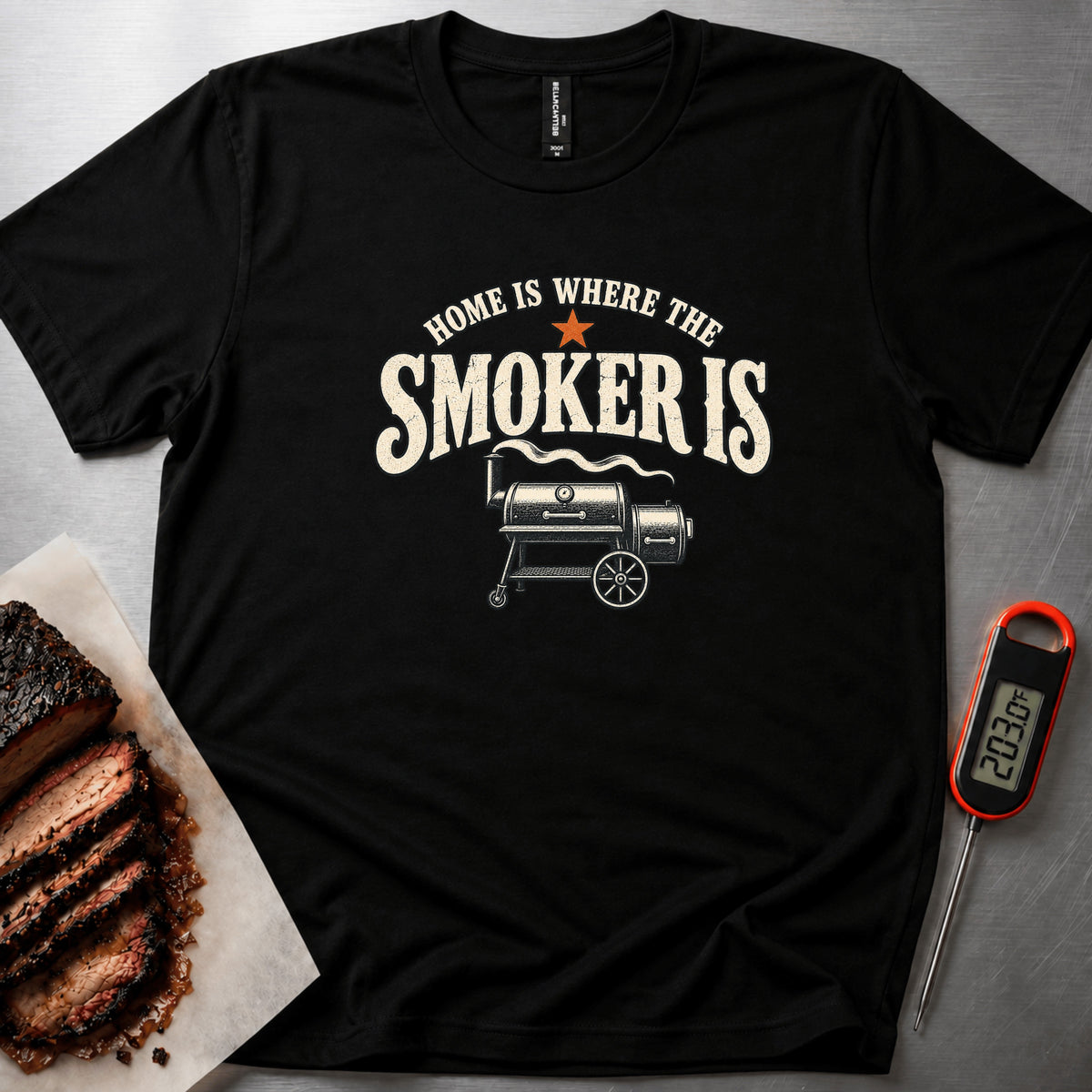 Smoker Home t-shirt – Black
