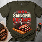 Smoking Problem t-shirt – Military Green
