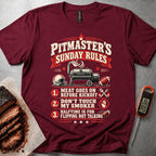 Sunday Rules t-shirt – Maroon