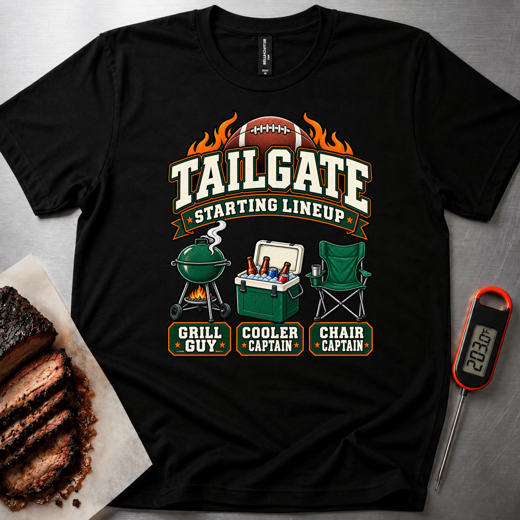Tailgate Lineup t-shirt – Black