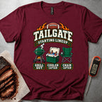 Tailgate Lineup t-shirt – Maroon