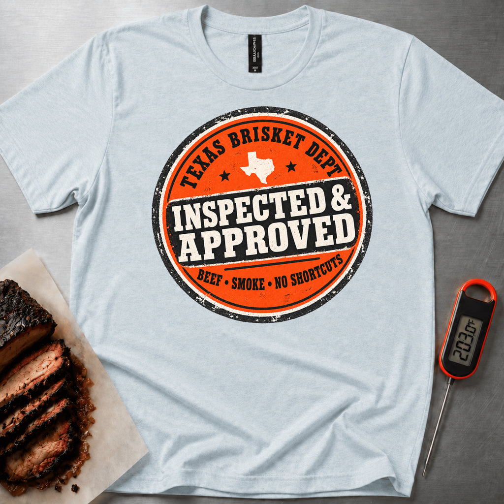 Texas Brisket t-shirt — Light Blue
