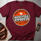 Texas Brisket t-shirt — Maroon