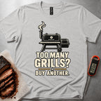 Too Many Grills t-shirt — Athletic Heather