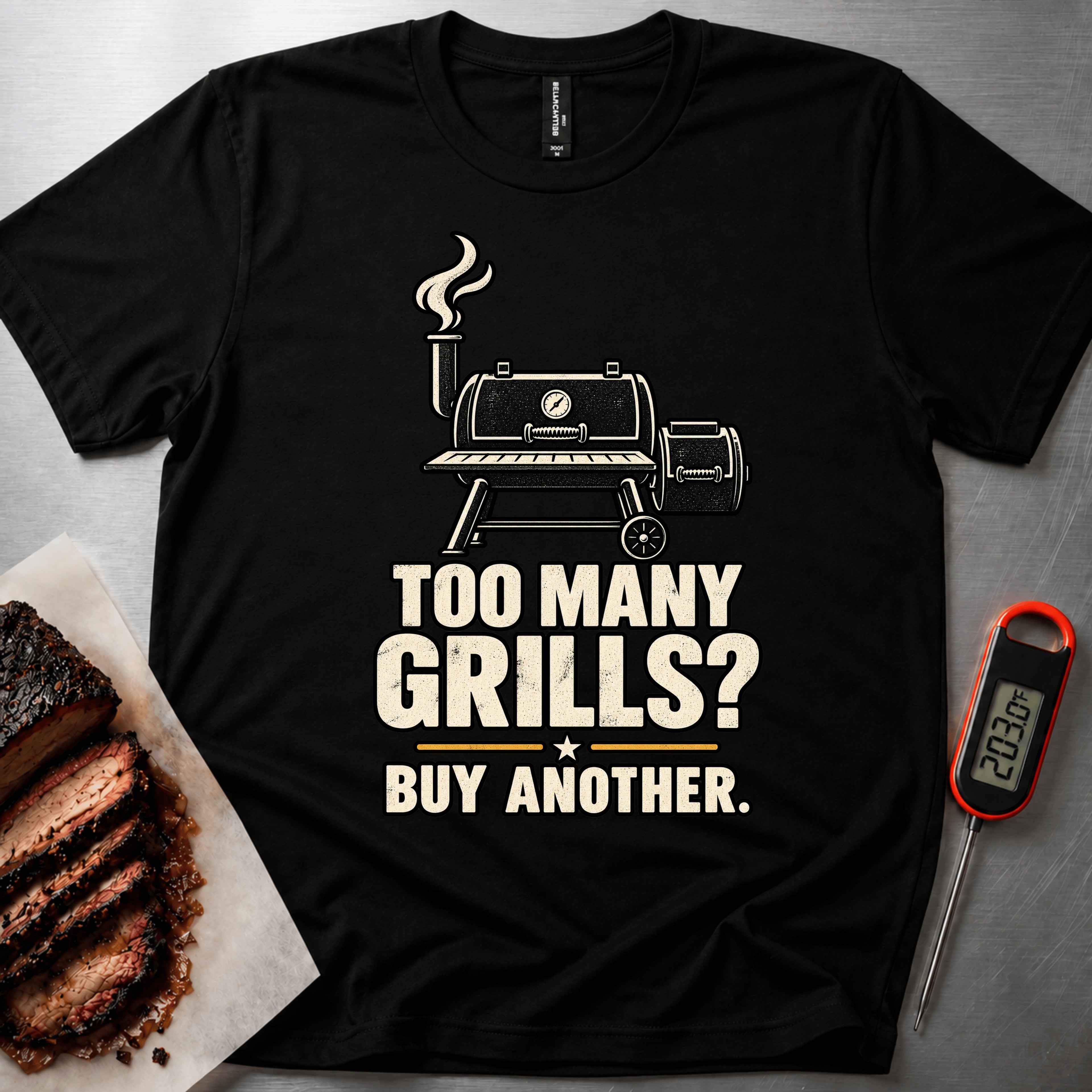Too Many Grills t-shirt — Black