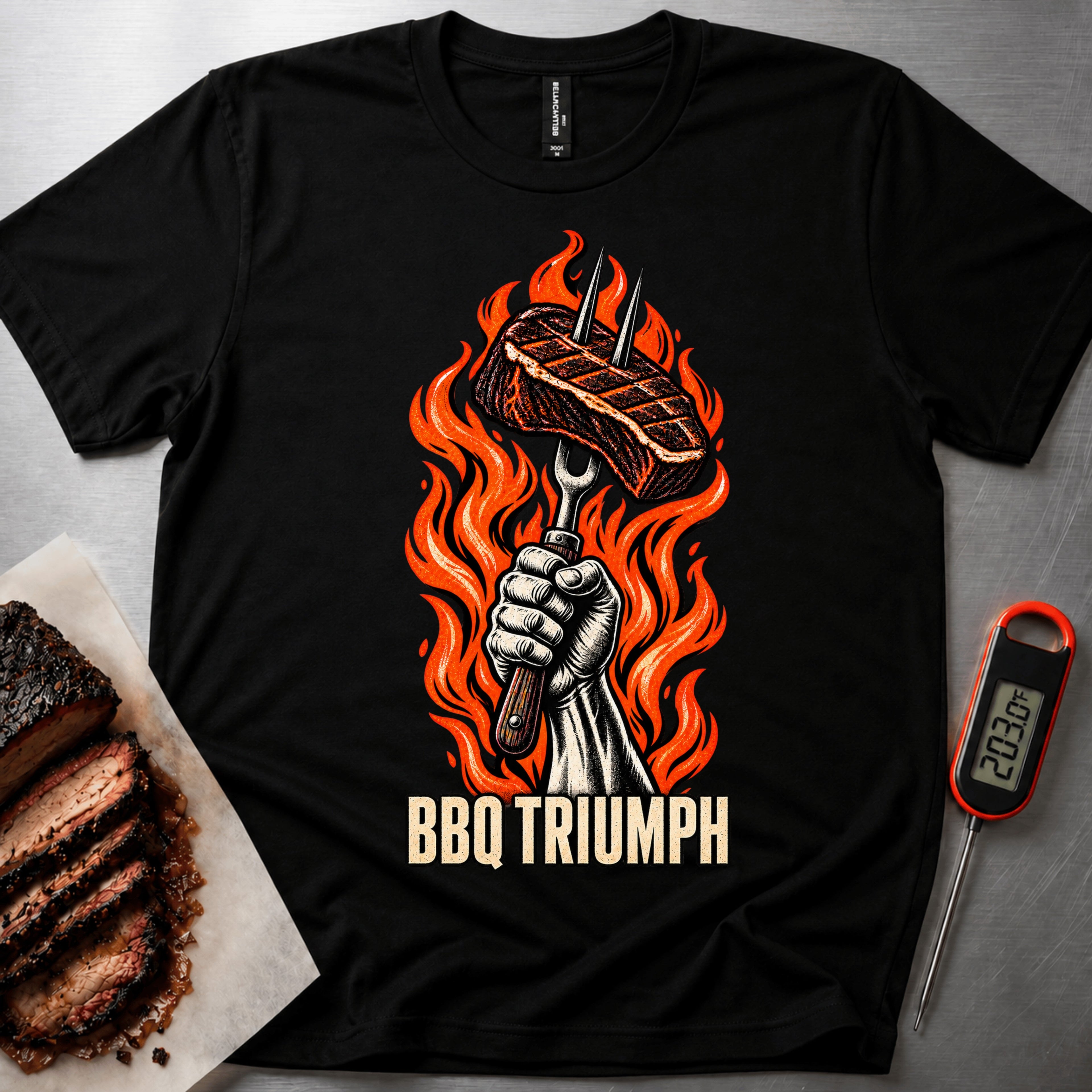 Triumph t-shirt – Black Heather