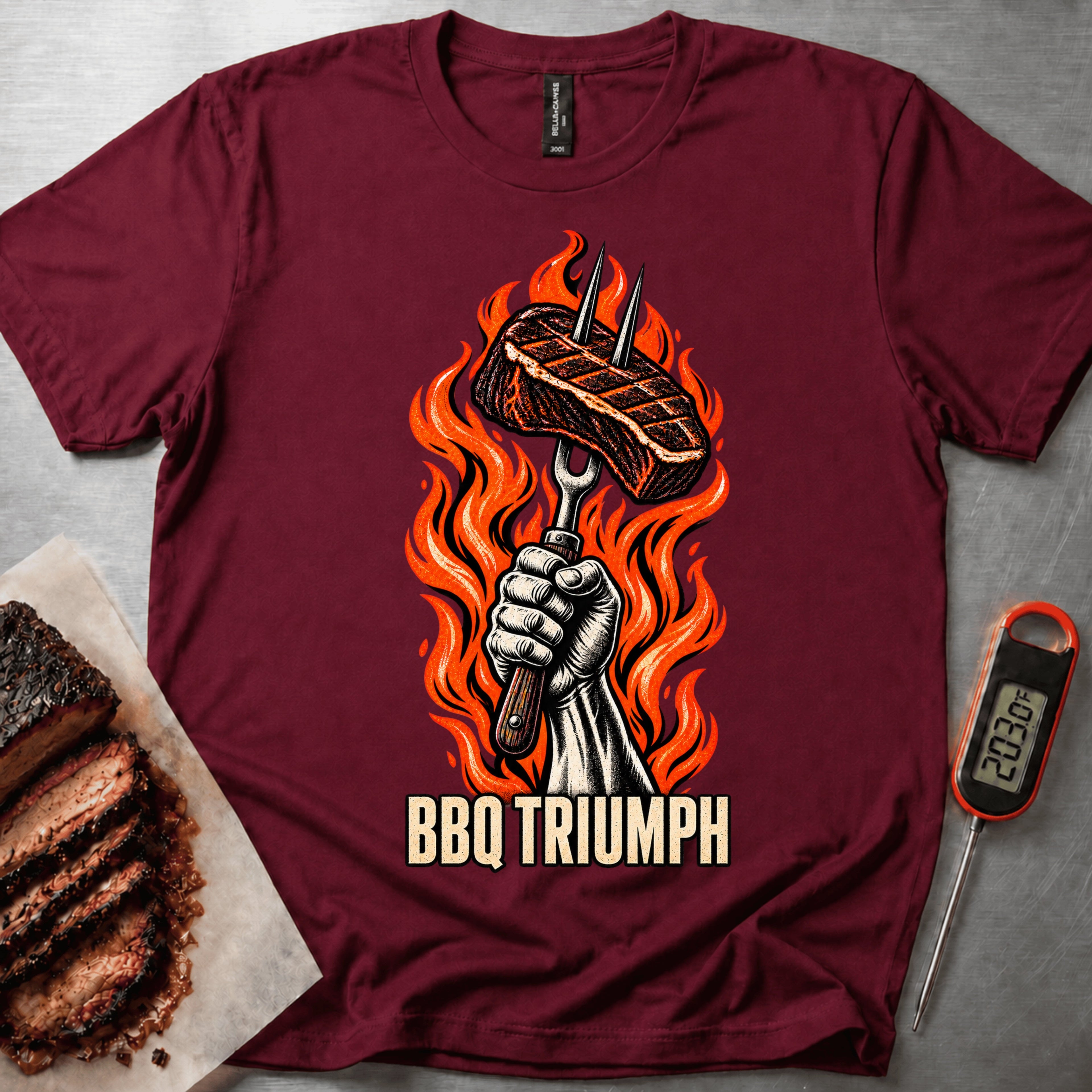 Triumph t-shirt – Maroon