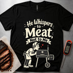 Whispers to Meat t-shirt - Black