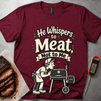 Whispers to Meat t-shirt - Maroon